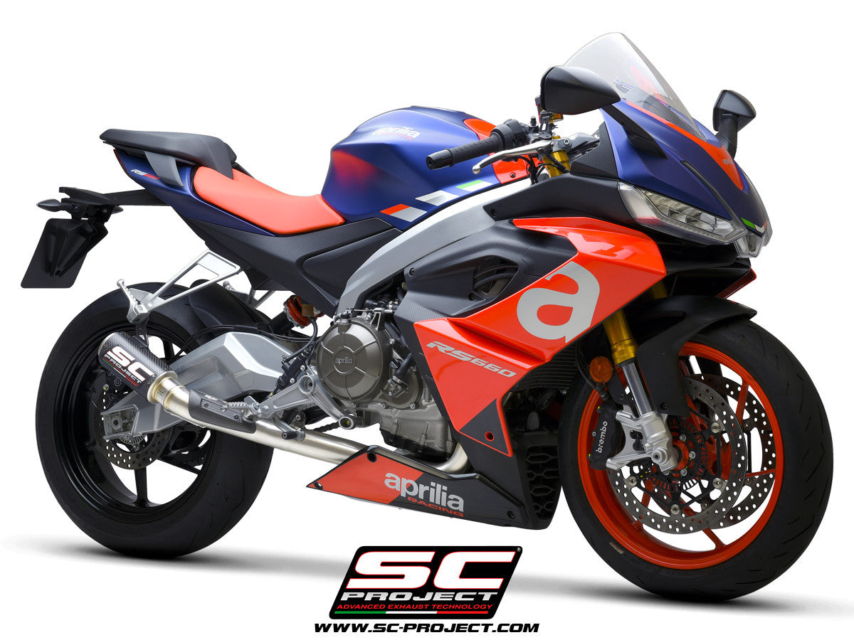 SC-Project RVS Complete Systeem 2-1 CR-T Aprilia RS 660 (20-25) 