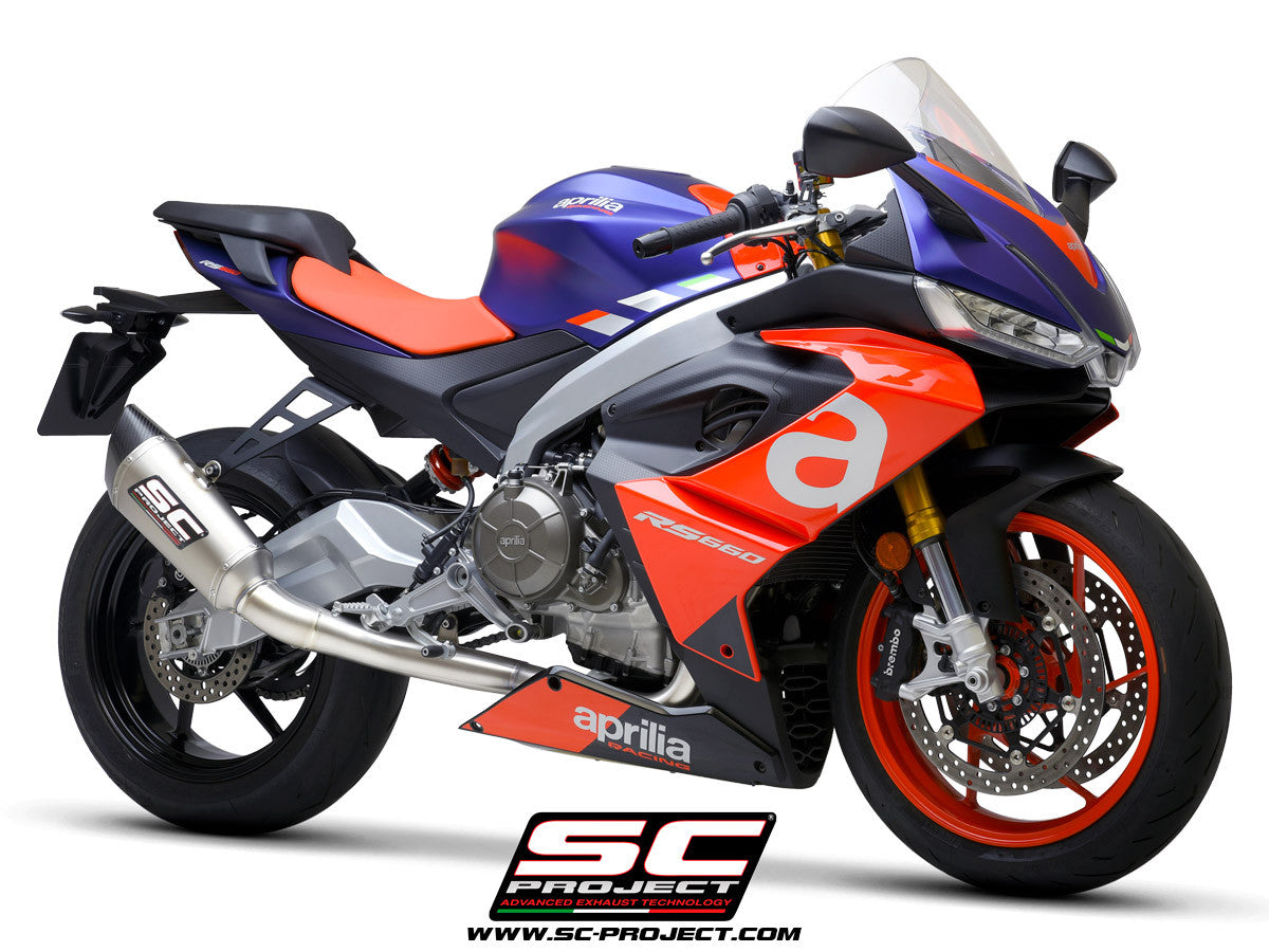 SC-Project Trofeo Titan Complete systeem 2-1 SC1-R Aprilia RS 660 (20-25) A23A-TC90 