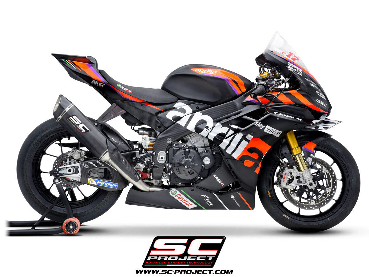 SC-Project Titan compleet systeem SC1-R (350mm) Aprilia RSV4 1100 Factory (21-25) A27A-TC93C 