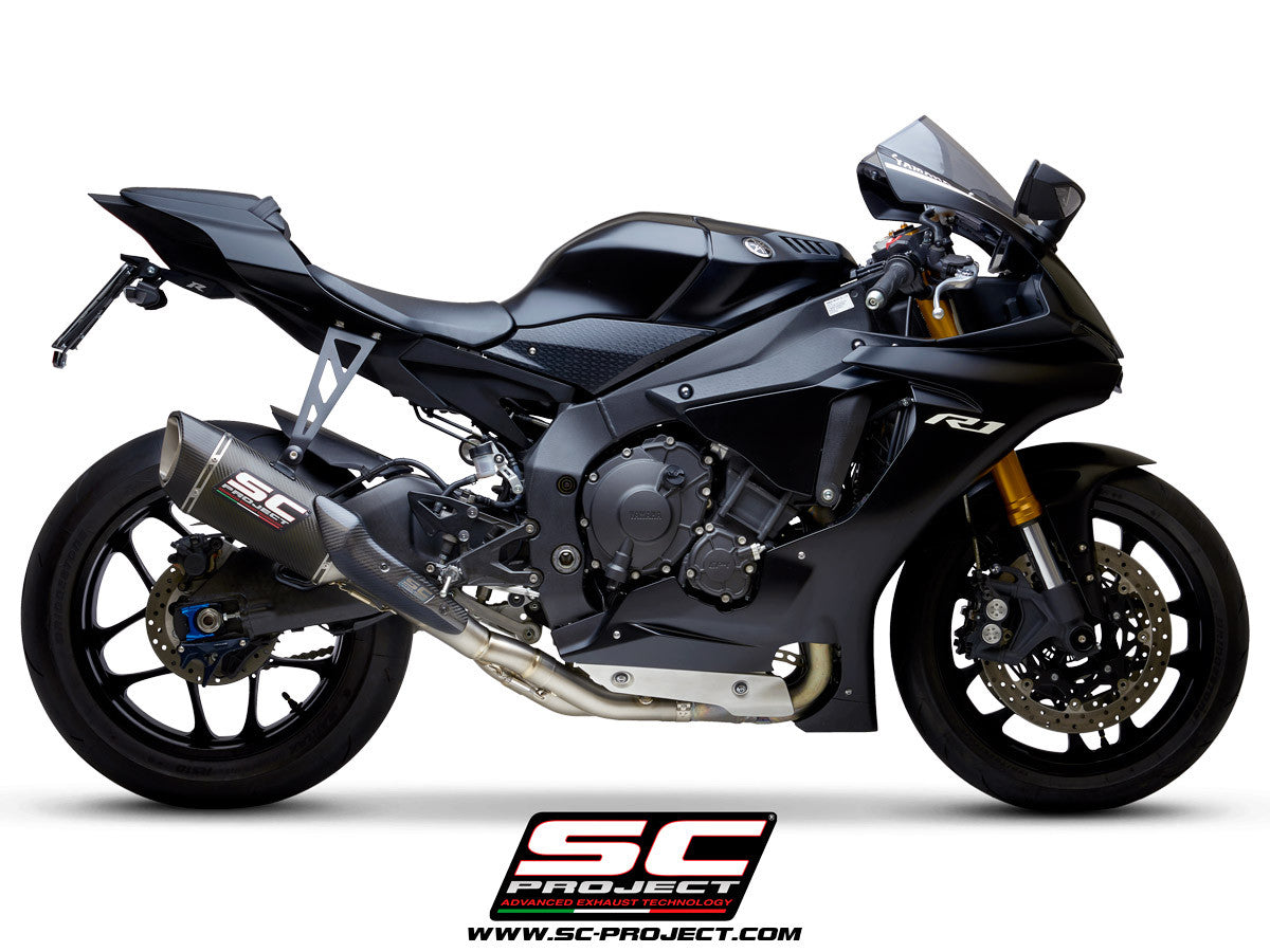 SC-Project Slip-On SC1-R + KAT-vervangingspijp Yamaha YZF-R1/M RN49 (17-19) 