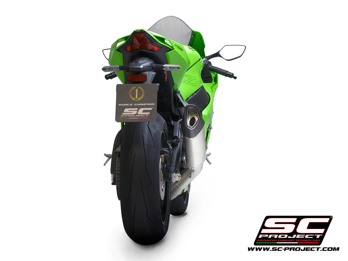 SC-Project Slip-On SC1-R + KAT-vervangpijp Kawasaki ZX-10 R/RR (21-25) K38A-DET91C 