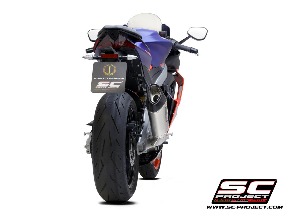 SC-Project Trofeo Titan Complete systeem 2-1 SC1-R Aprilia RS 660 (20-25) A23A-TC90 