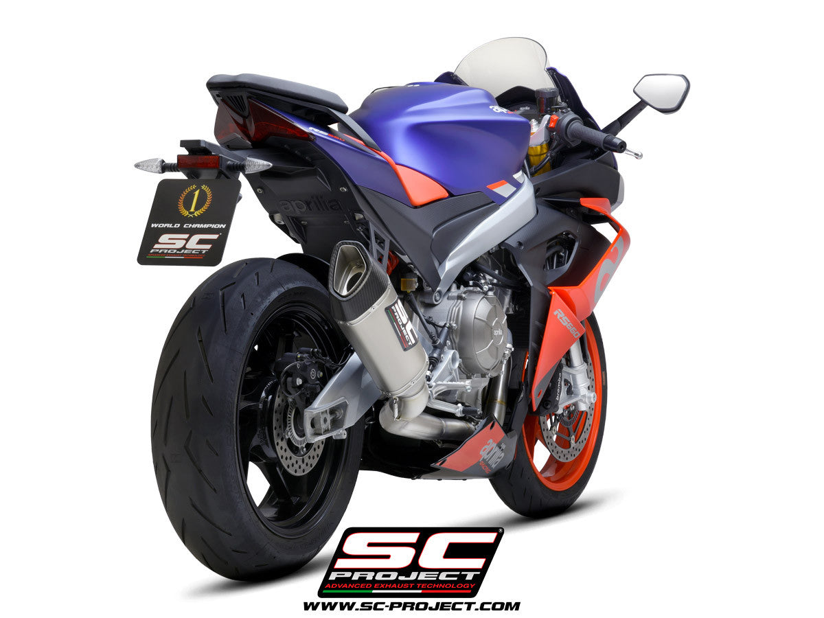 SC-Project Trofeo Titan Complete systeem 2-1 SC1-R Aprilia RS 660 (20-25) A23A-TC90 