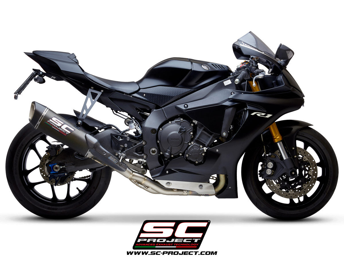 SC-Project Slip-On SC1-R + KAT-vervangpijp Yamaha YZF-R1/M RN65 (20-25) 