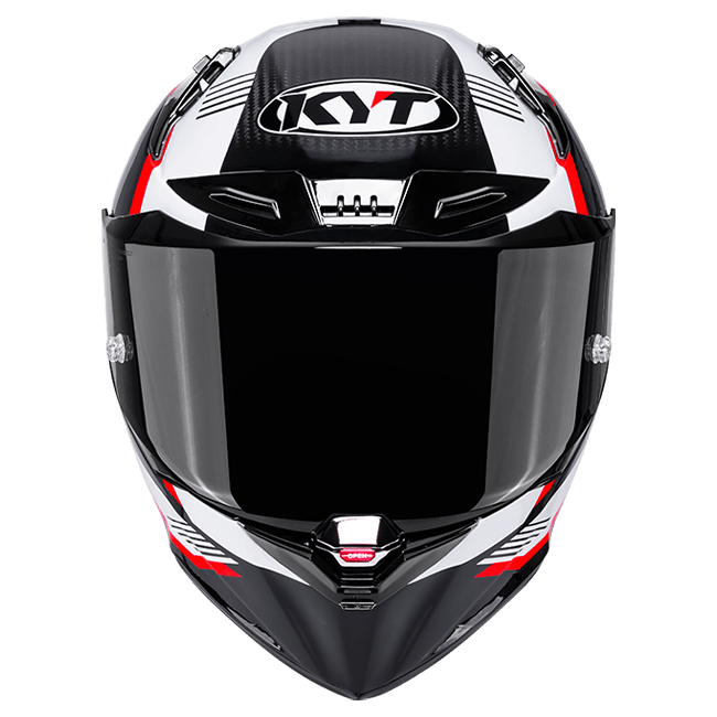 KYT R1R Racing Helm Carbon Zone Rood Y6R10007 
