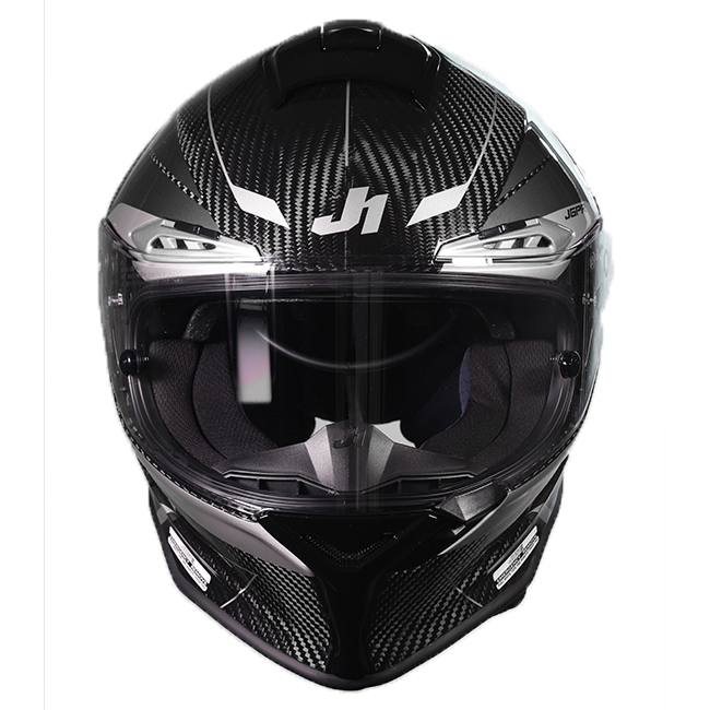 Just1 J-PGR Helm Impulse Zilver / Carbon Glans 6031110932016 