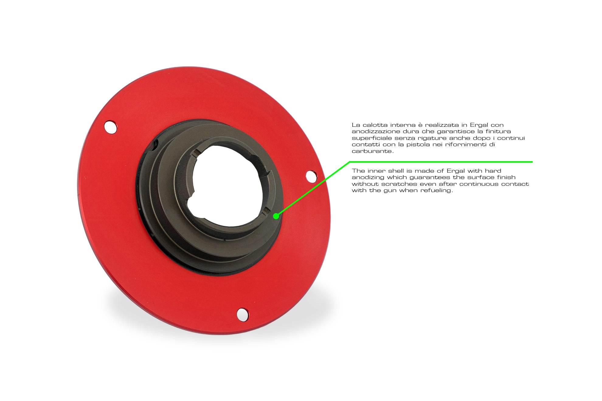 Tankdop met snelontgrendeling Livery Tricolore CNC Racing Ducati Panigale V4/S (2025) TS401R 