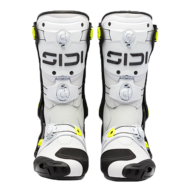Sidi Rex Motorlaarzen Wit/Zwart/Geel 