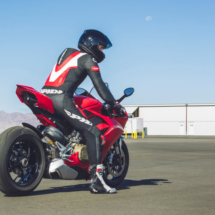 Spidi Laser Pro eendelige race-overall Leren pak – Geperforeerd racepak | Heren | Rood | Y154014 