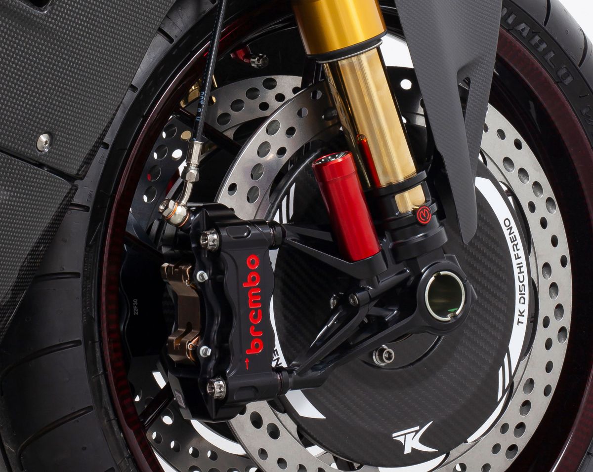 CNC Gabelvoet-set 100 mm „GP Style“ Motocorse Ducati Panigale V4/S/R (18-24) 