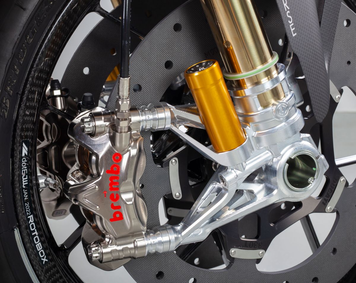 CNC Vorkvoet-set 108 mm „GP Style“ Motocorse Ducati Panigale V4/S/R (18–24) 
