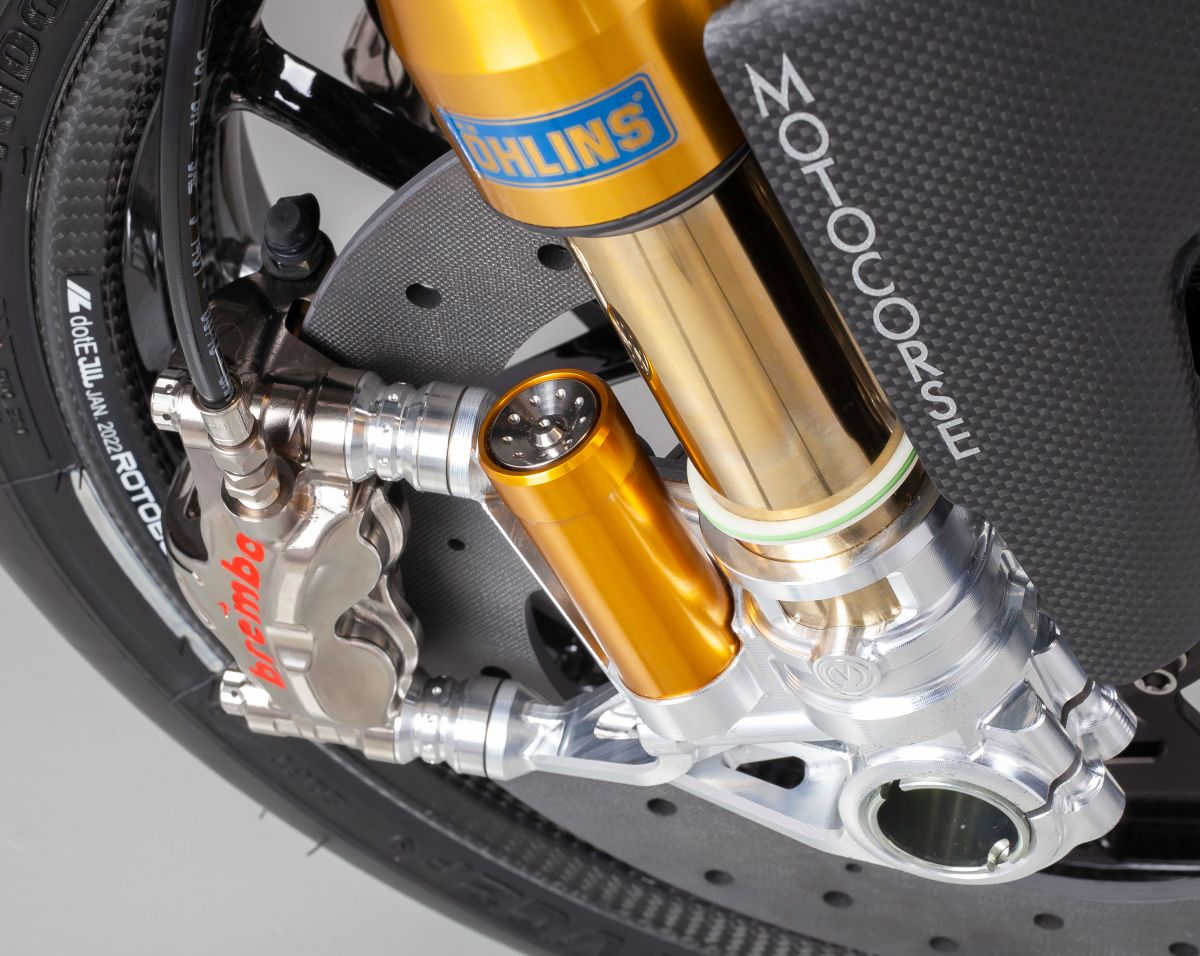 CNC Vorkvoet-set 108 mm „GP Style“ Motocorse Ducati Panigale V4/S/R (18–24) 