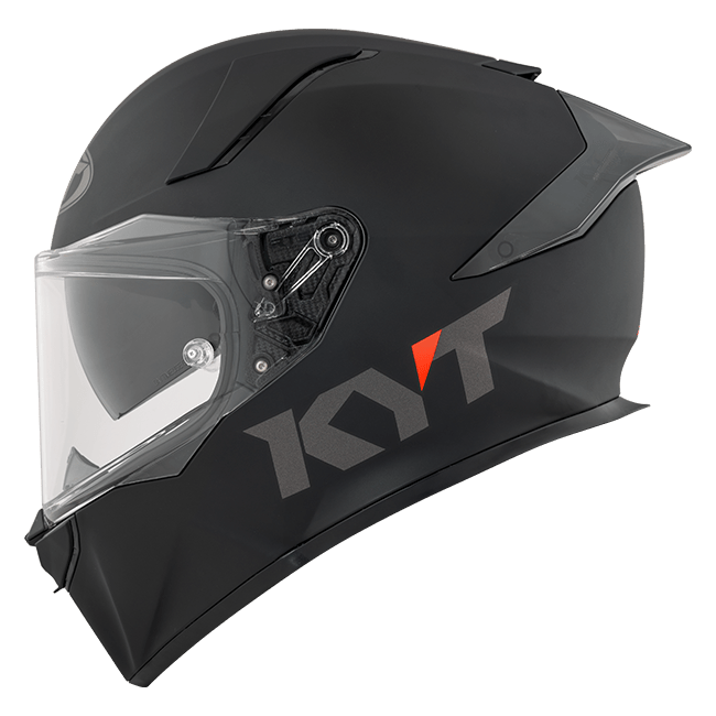 KYT R2R Helm Plain zwart mat Y6R200X6 