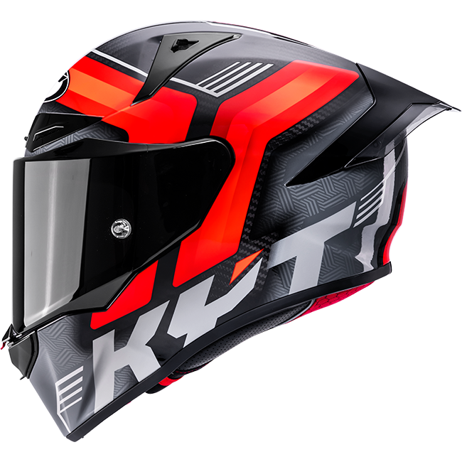 KYT R1R Racing Helm Carbon Accelerator Rood Y6R10003 