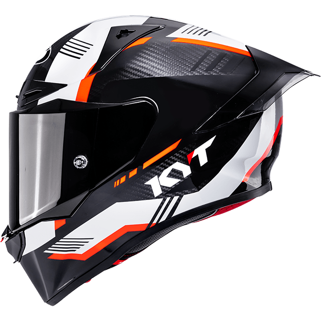 KYT R1R Racing Helm Carbon Zone Oranje Y6R10008 