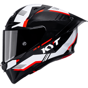 KYT R1R Racing Helm Carbon Zone Rood Y6R10007 