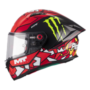 MT-Helmets KRE+ S Helm Angel Piqueras Replica 2025 A5 Glow Uitgebreid 