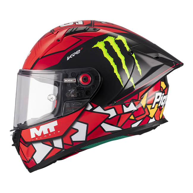 MT-Helmets KRE+ S Helm Angel Piqueras Replica 2025 A5 Glow Uitgebreid 