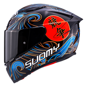 Suomy Track-1 Helm Waves Zwart K6T10026 