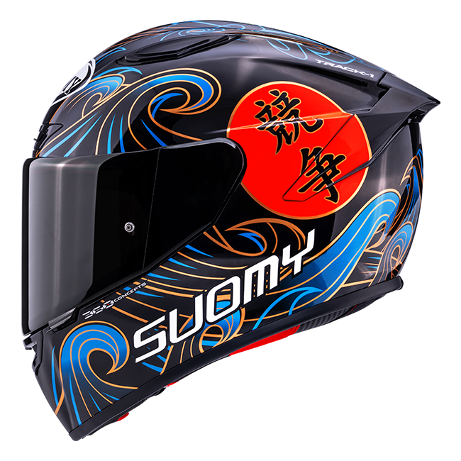 Suomy Track-1 Helm Waves Zwart K6T10026 