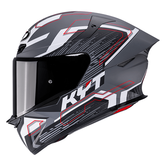 KYT TT-Revo Helm Speeding Matt Grijs Y6TR0052 