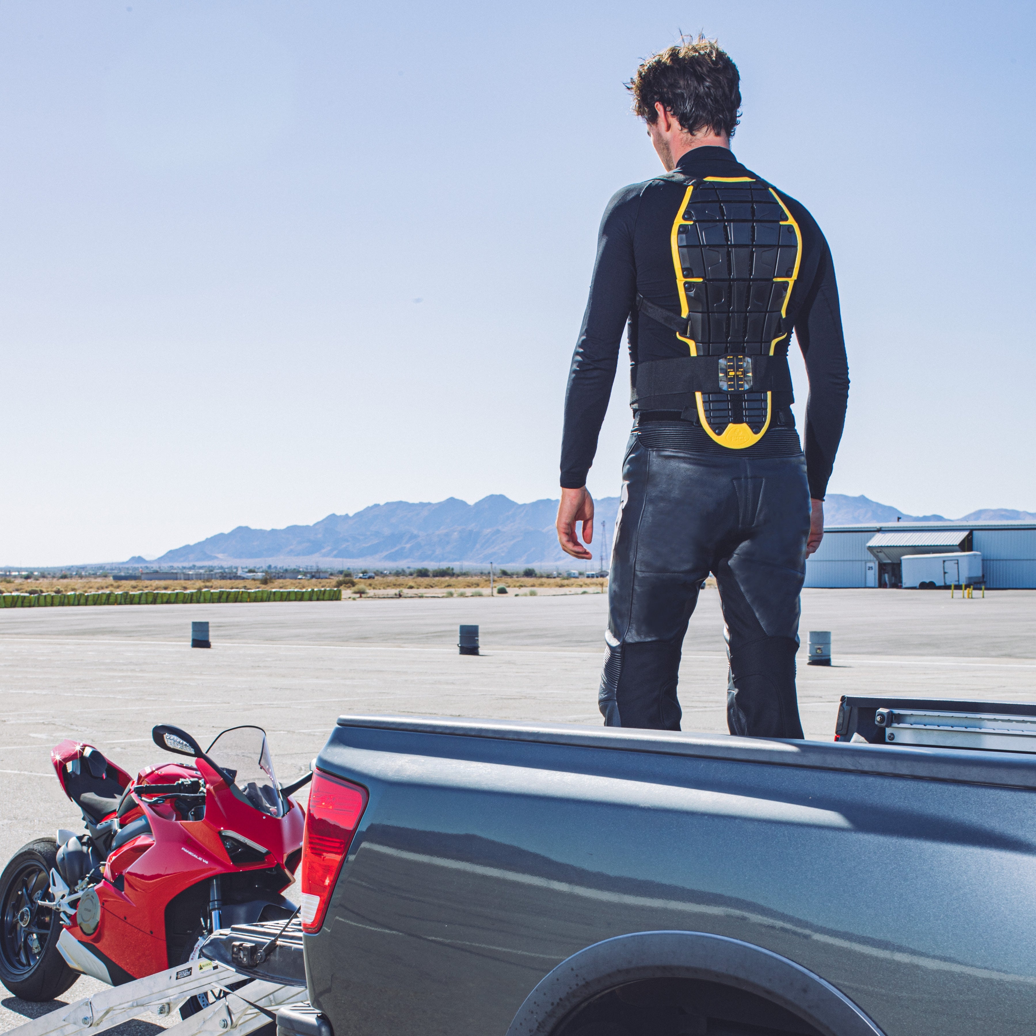 Spidi Back Warrior Evo rugprotector | Heren | Zwart/Geel 