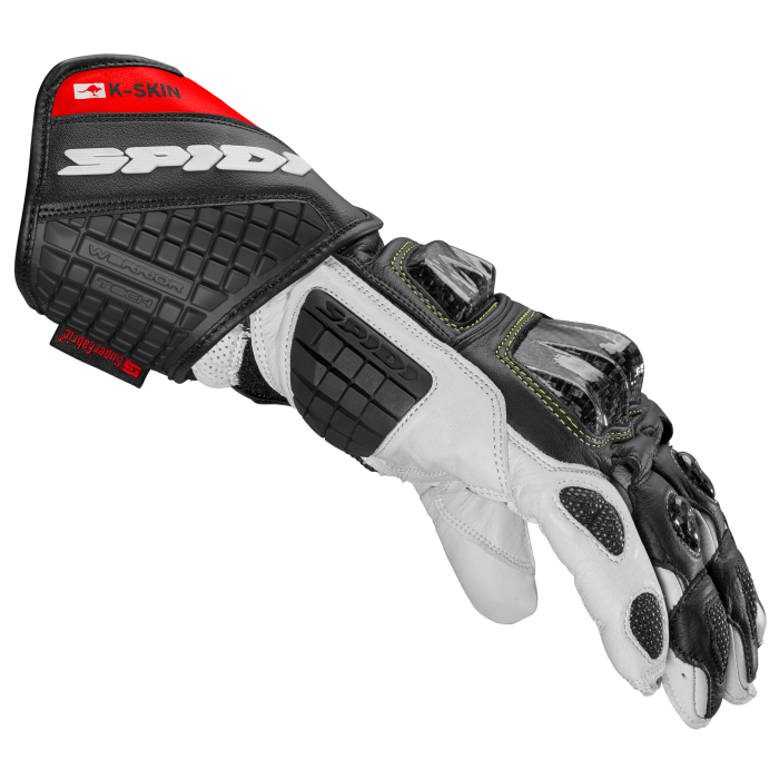 Spidi Carbo Kangaroo Racing Motorhandschoenen | Heren | Zwart-Rood | A216021 