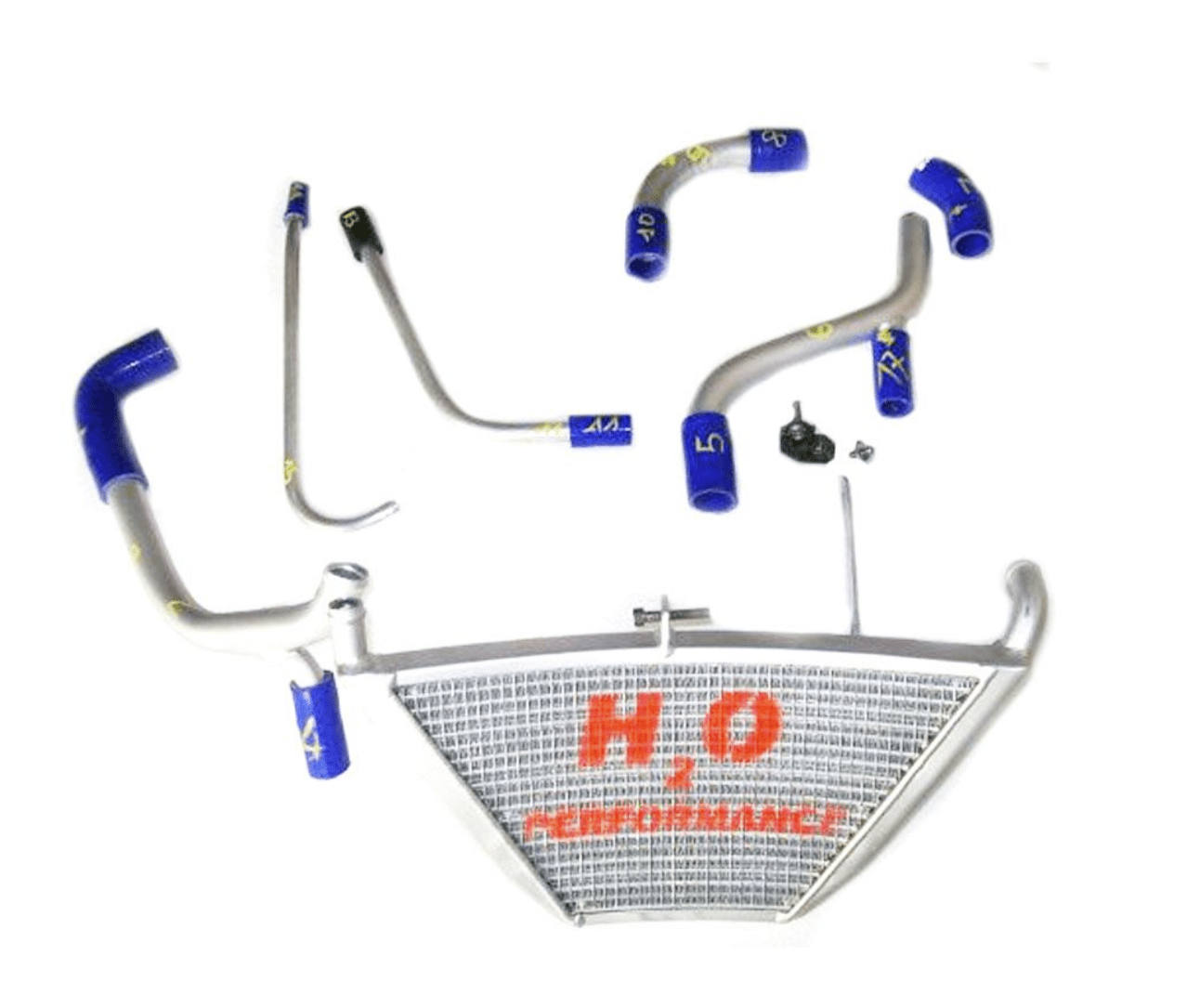 Extra waterkoeler Kit H2O Performance Kawasaki ZX-10 R/RR (11-20) 