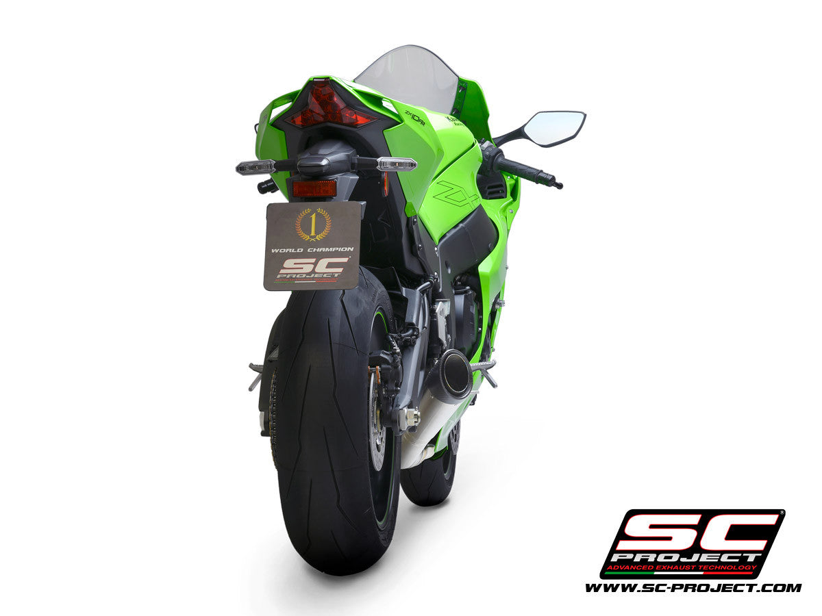 SC-Project Slip-On S1 + KAT-vervangpijp Kawasaki ZX-10 R/RR (21-25) K38A-DET41T 