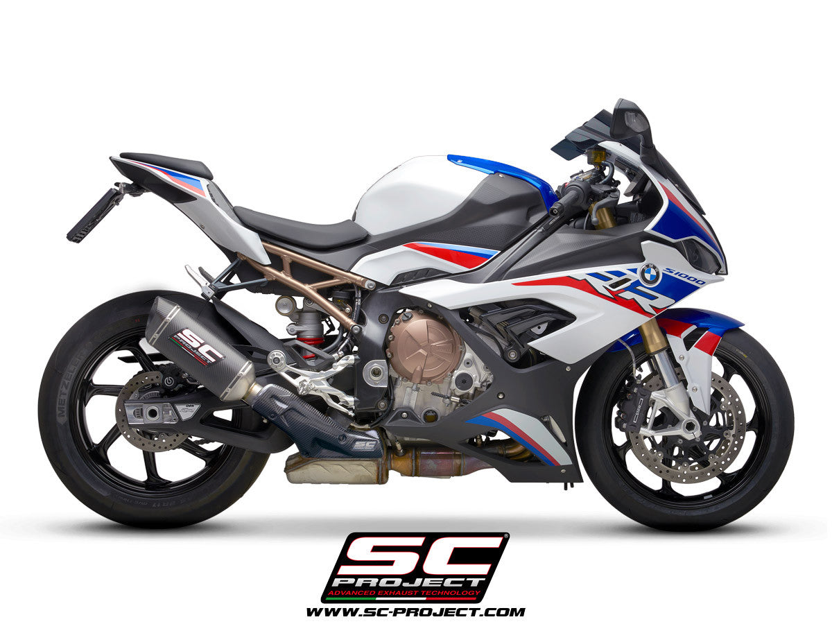 Carbon hittebescherming uitlaat SC-Project Slip-On BMW S1000RR K67 (20-22) B33B-CP 