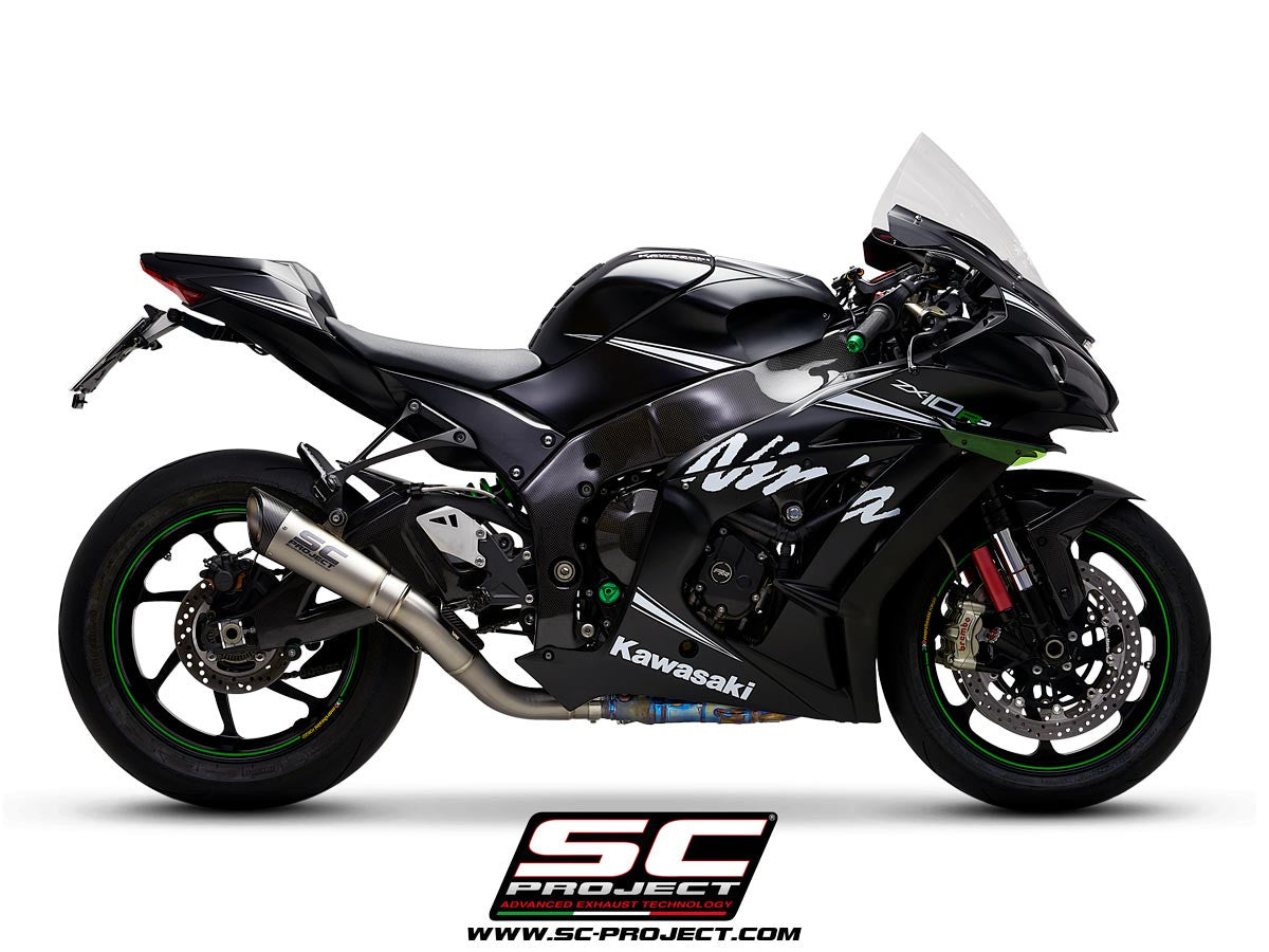 SC-Project Slip-On S1 + KAT-vervangpijp Kawasaki ZX-10 R/RR (16-20) K22A-DET41T 