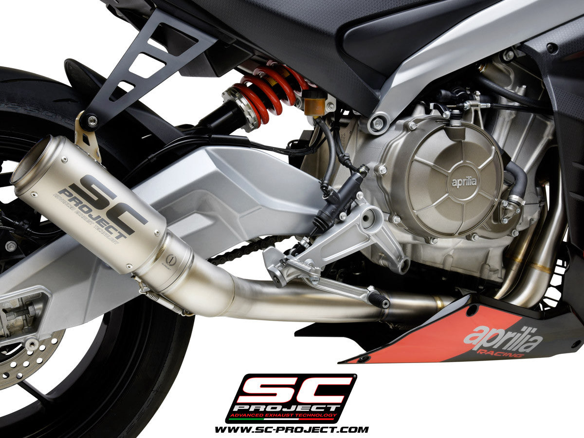 SC-Project Titan Compleet Systeem 2-1 CR-T Aprilia RS 660 (20-25) A23A-TC36 