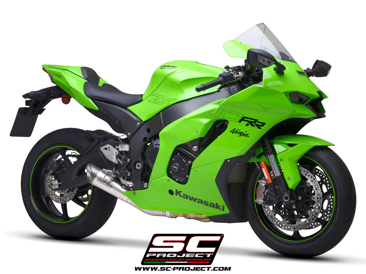 SC-Project Slip-On S1 + KAT-vervangpijp Kawasaki ZX-10 R/RR (21-25) K38A-DET41T 