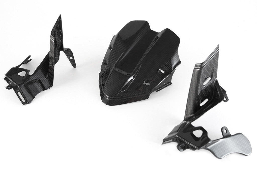 Instrumentenafdekking "zonder GPS" Carbon Fullsix Ducati Panigale V4/S/R (18-24) 