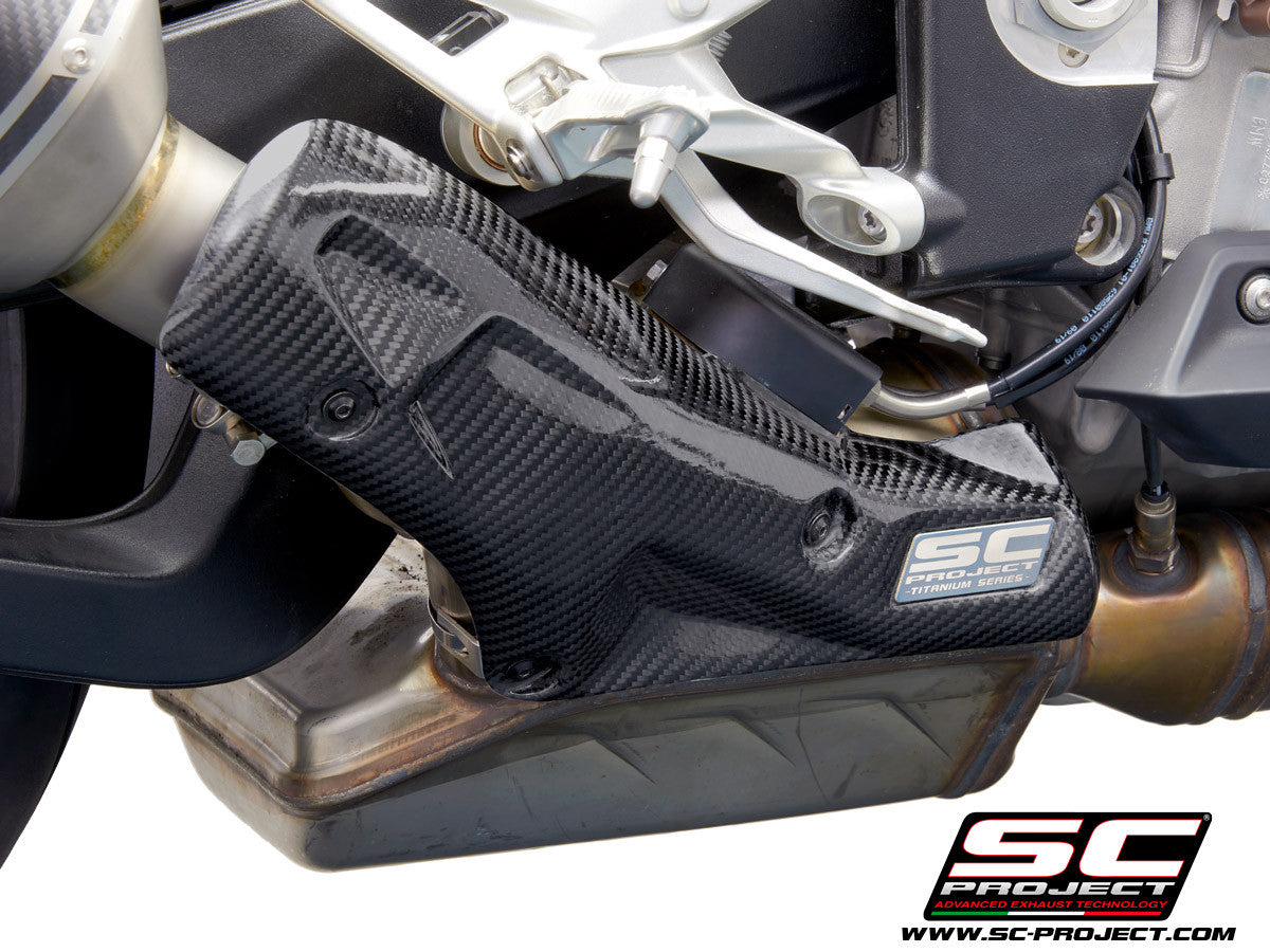 Carbon hittebescherming uitlaat SC-Project Slip-On BMW S1000RR K67 (19-20) B33A-CP 