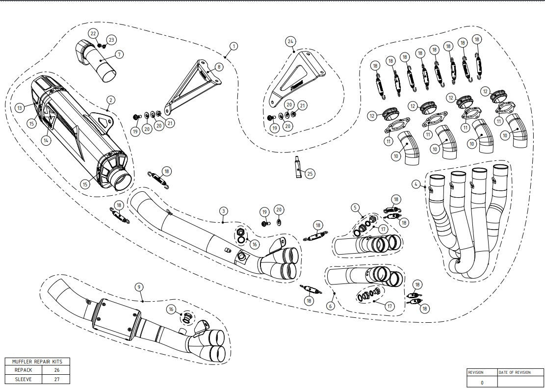 Akrapovic Evolution Line (Titan) Honda CBR 1000 RR-R SC82 (20-23) S-H10E3-APLT 
