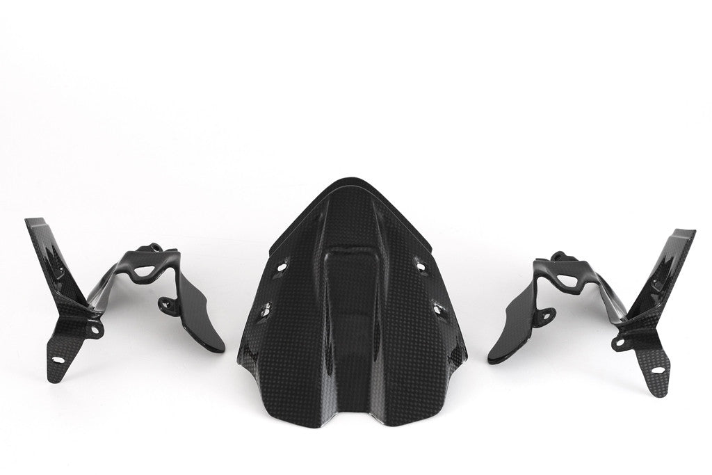 Instrumentenafdekking "zonder GPS" Carbon Fullsix Ducati Panigale V4/S/R (18-24) 