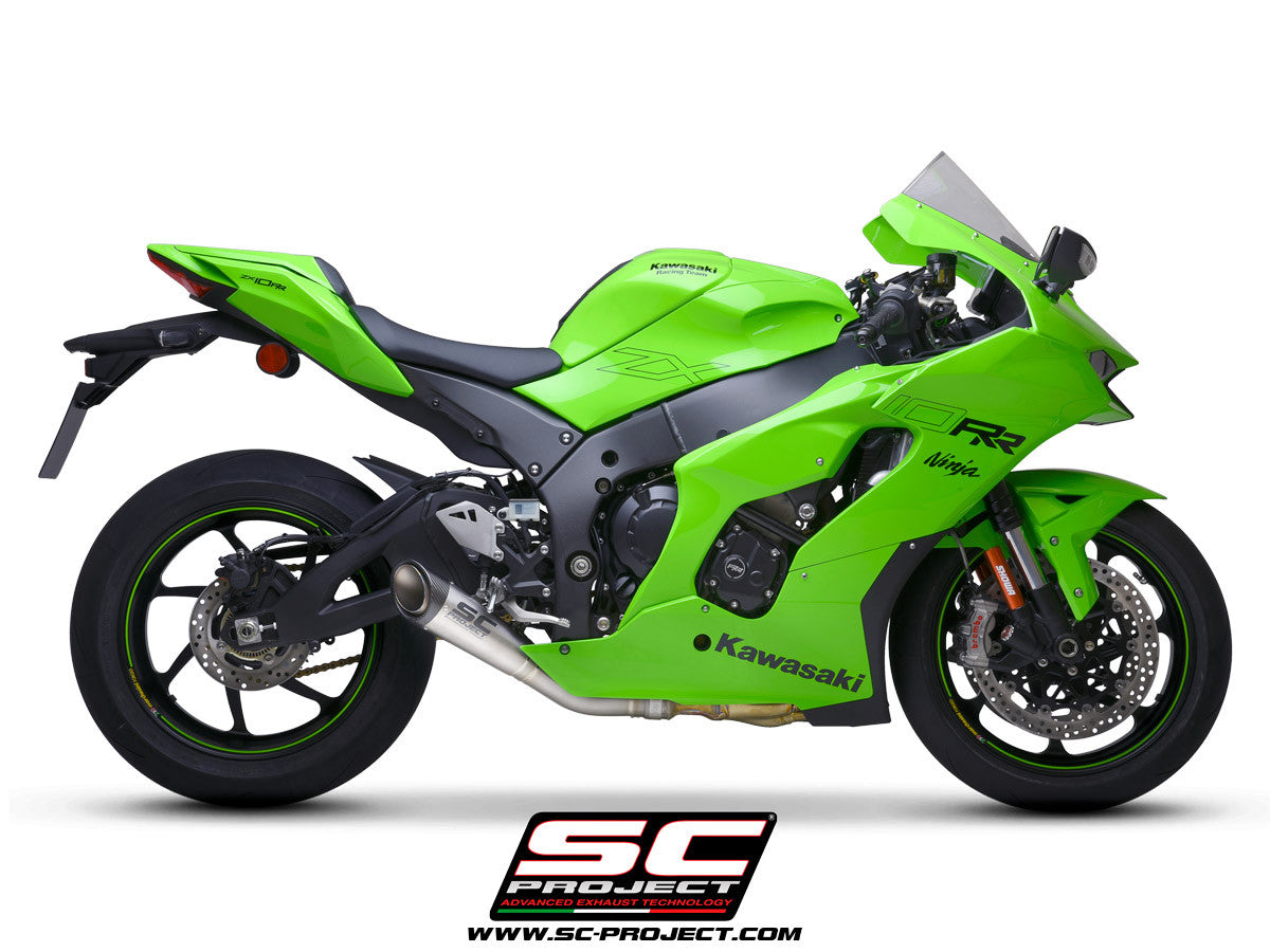 SC-Project Slip-On S1 + KAT-vervangpijp Kawasaki ZX-10 R/RR (21-25) K38A-DET41T 