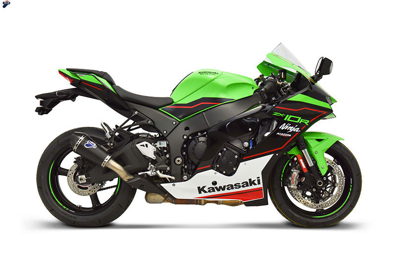 Termignoni Slip-On Kit Conical Zwart Kawasaki ZX-10 R/RR (21-25) 