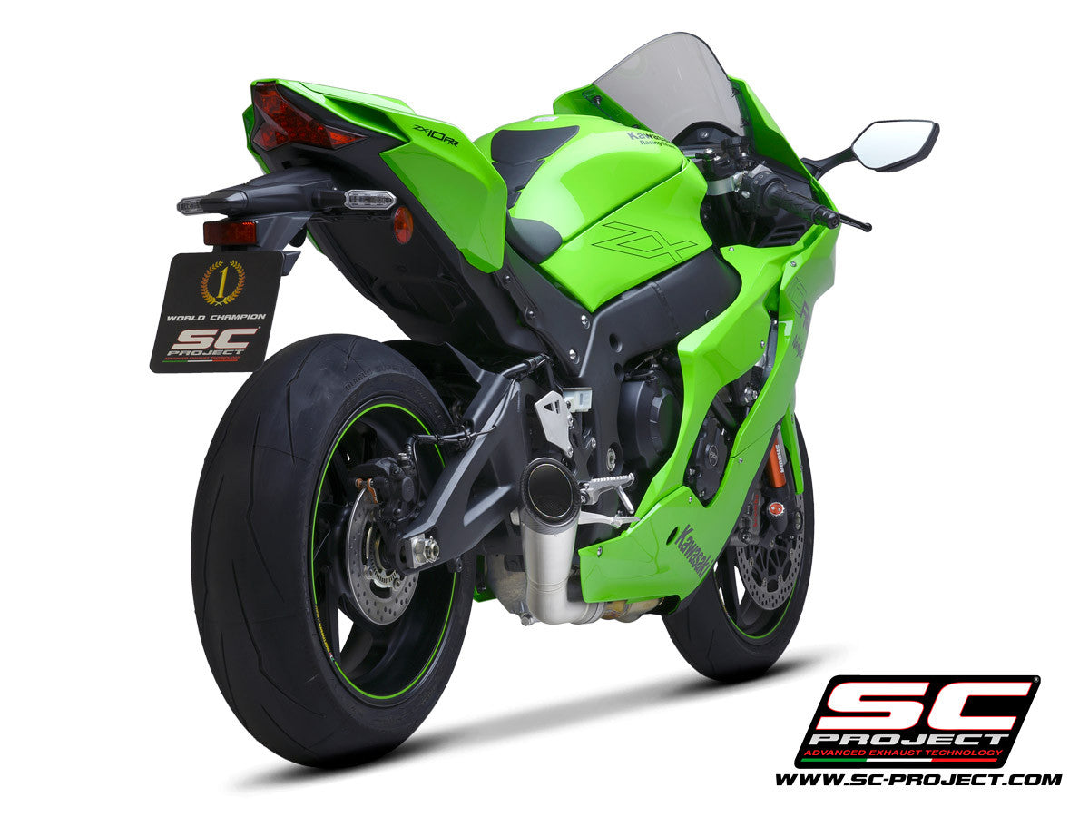 SC-Project Slip-On S1 + KAT-vervangpijp Kawasaki ZX-10 R/RR (21-25) K38A-DET41T 