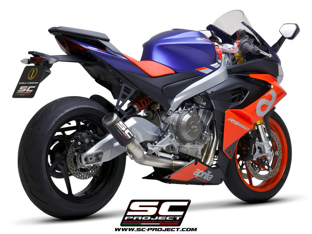 SC-Project Titan Compleet Systeem 2-1 CR-T Aprilia RS 660 (20-25) A23A-TC36 